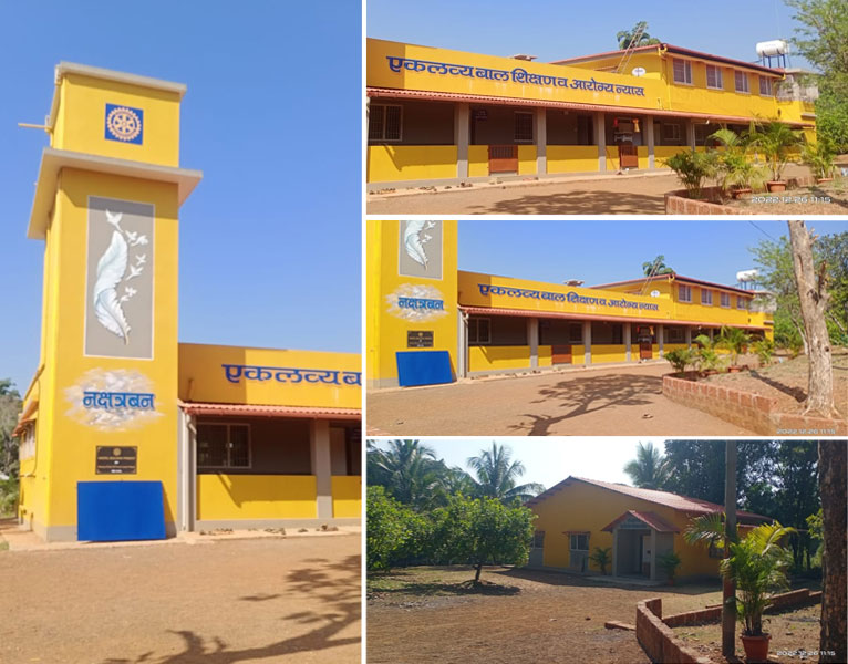 Hostel for children by Ekalavya Nyasa at Kudal, Sindhudurg. Maharashtra.